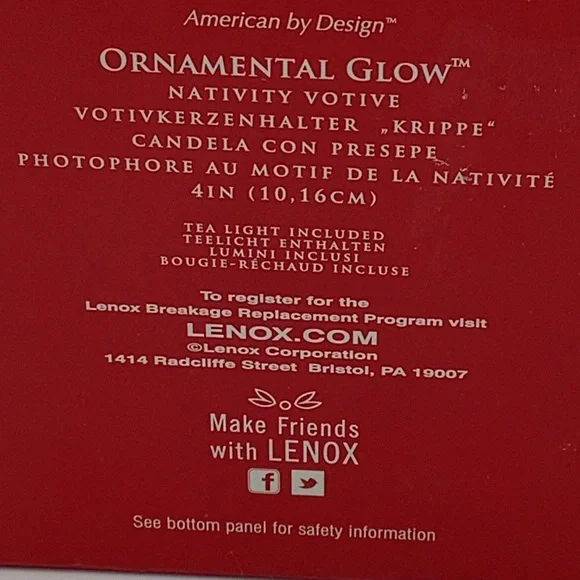 New Lenox Ornamental Glow Nativity Votive - Picture 15 of 16